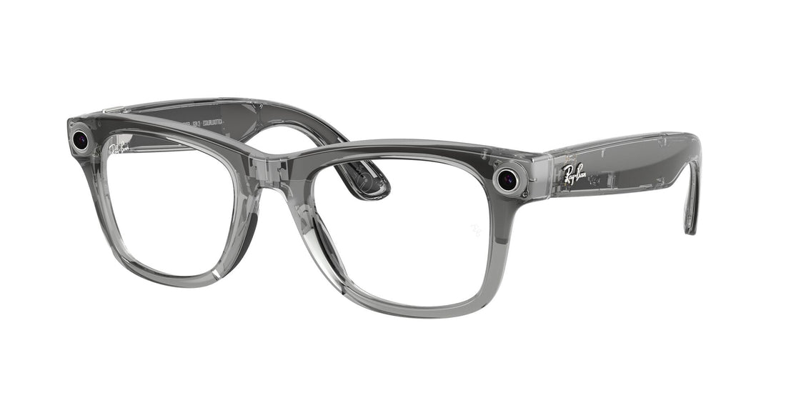RayBan Meta Gen-2 RW 4012 Shiny Transpatent Grey Transition Sapphire 50