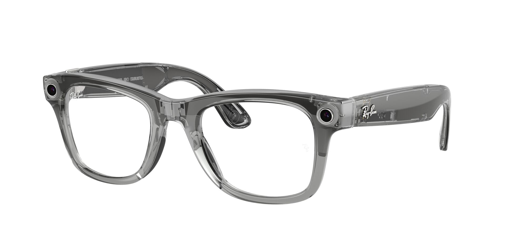 RayBan Meta Gen-2 RW 4012 Shiny Transpatent Grey Transition Sapphire 53
