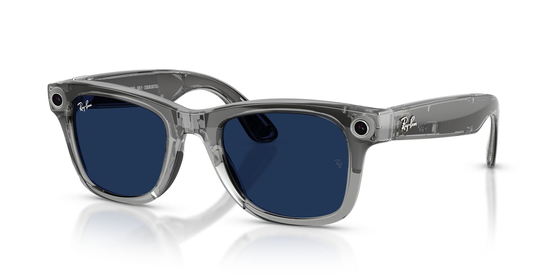 RayBan Meta Gen-2 RW 4012 Shiny Transpatent Grey Transition Sapphire 53