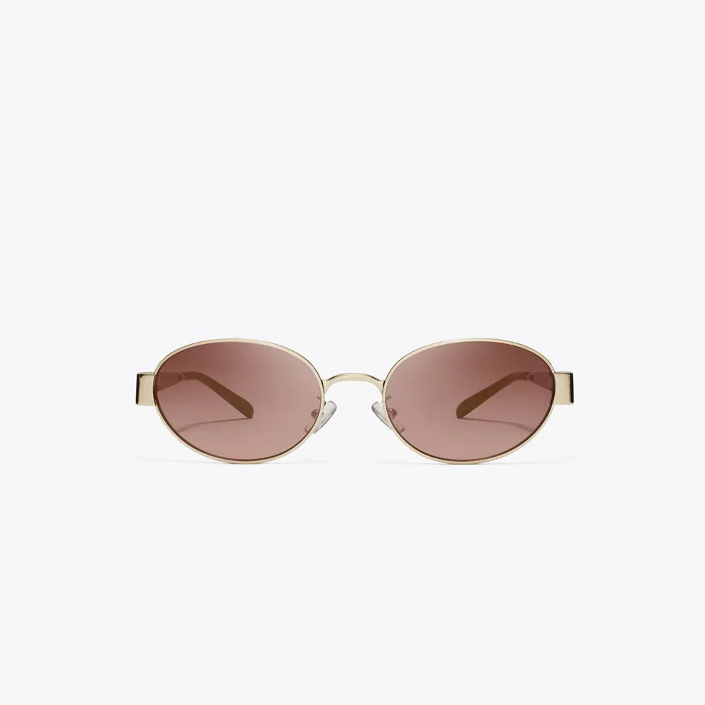Tory Burch TY6116 - Women Gradient Oval Sunglasses